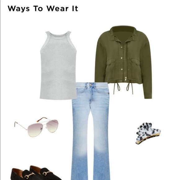 Loft twill Green Utility jacket - Picture 2 of 10